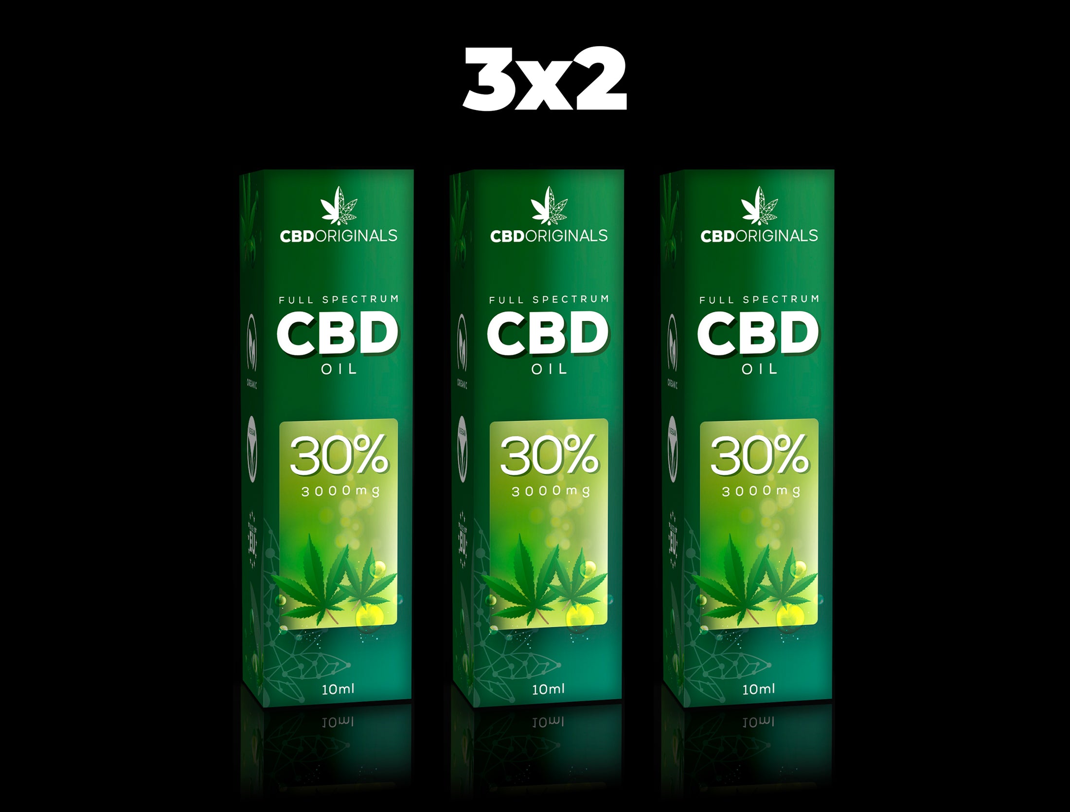 CBD Oil Full Spectrum 30% 3x2