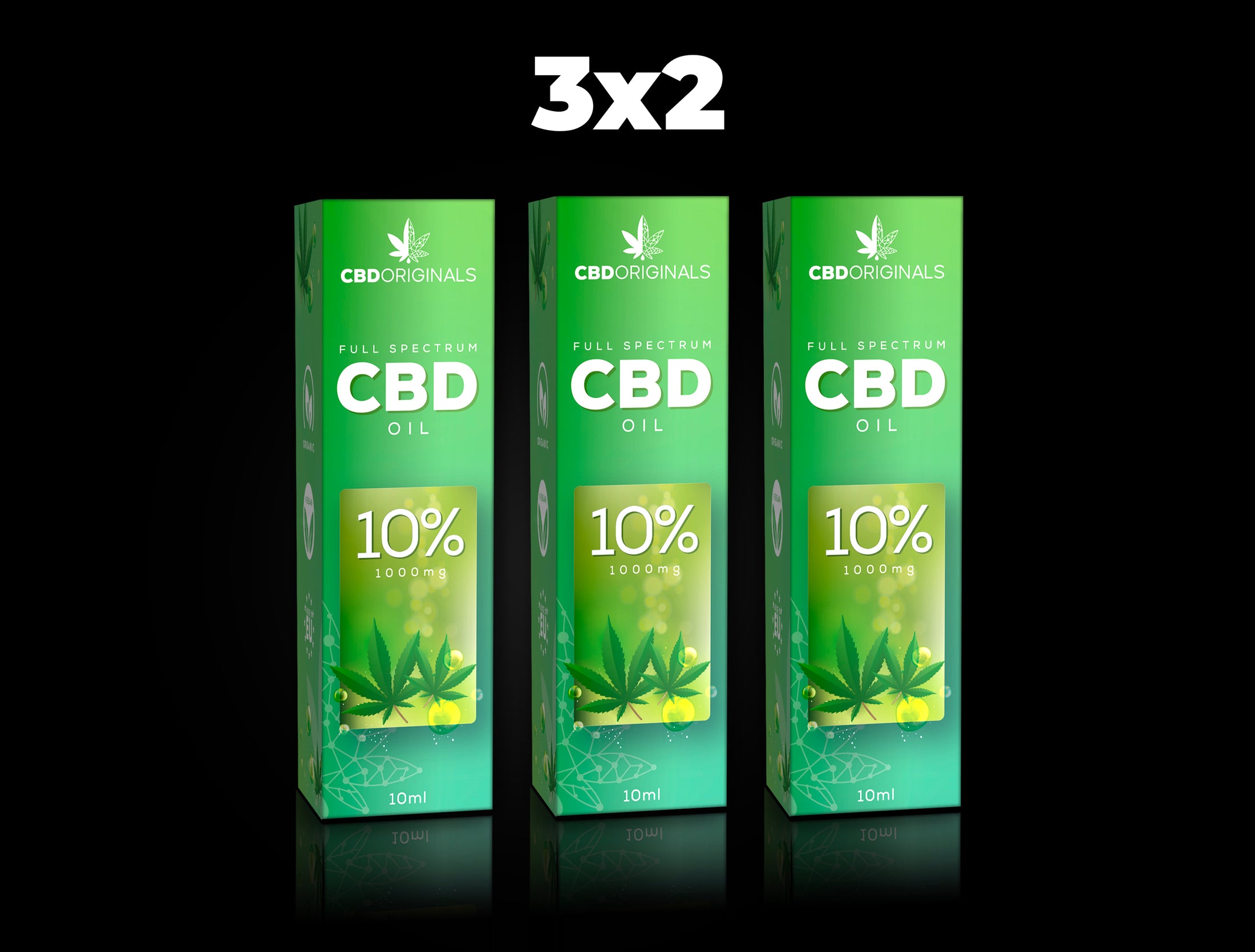 CBD Oil Full Spectrum 10% 3x2